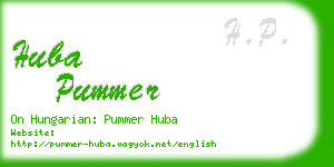 huba pummer business card